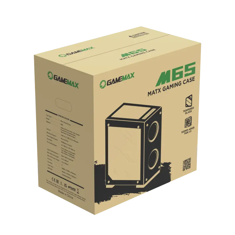 Компьютерный корпус Gamemax M65 Mini-Tower Черный