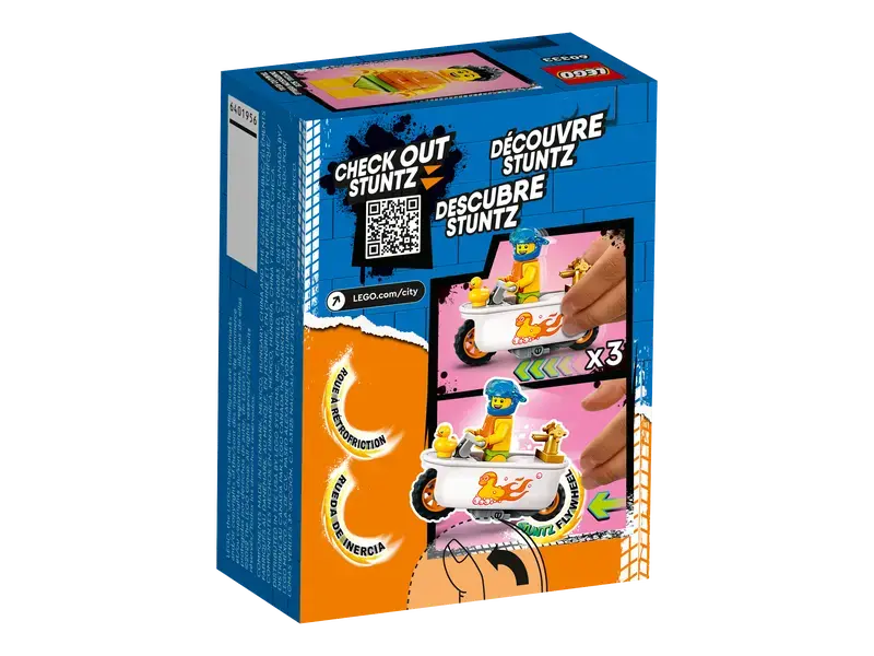 Конструктор LEGO Bathtub Stunt Bike Разноцветный