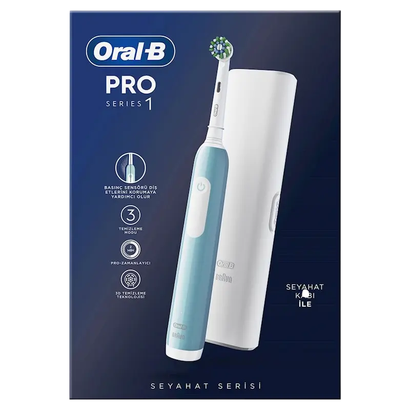 Periuță de dinți electrică Pentru adulți Braun Oral-B Pro Series 1 Caribbean Blue