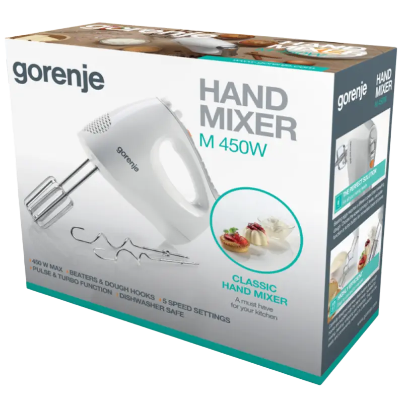 Миксер ручной Gorenje M450W Белый