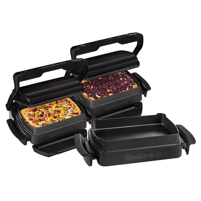 Grătar electric Tefal OptiGrill+ Negru