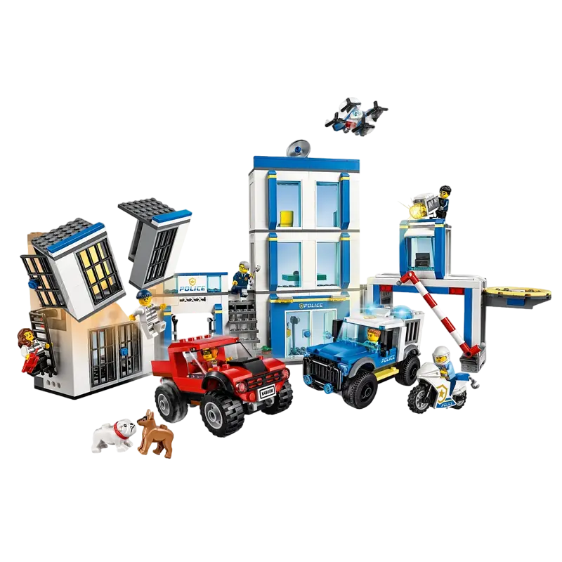Конструктор LEGO Police Station Разноцветный