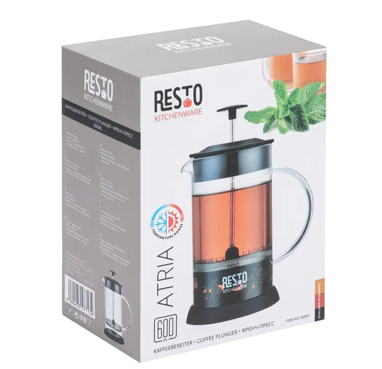 Френч-пресс RESTO 90502 ATRIA Чёрный