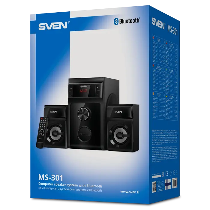 Компьютерные колонки SVEN MS-301 Черный