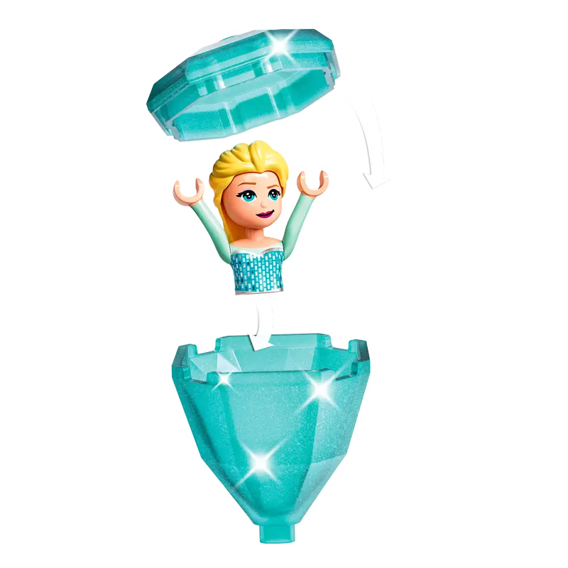 Конструктор LEGO Elsa's Castle Courtyard Синий