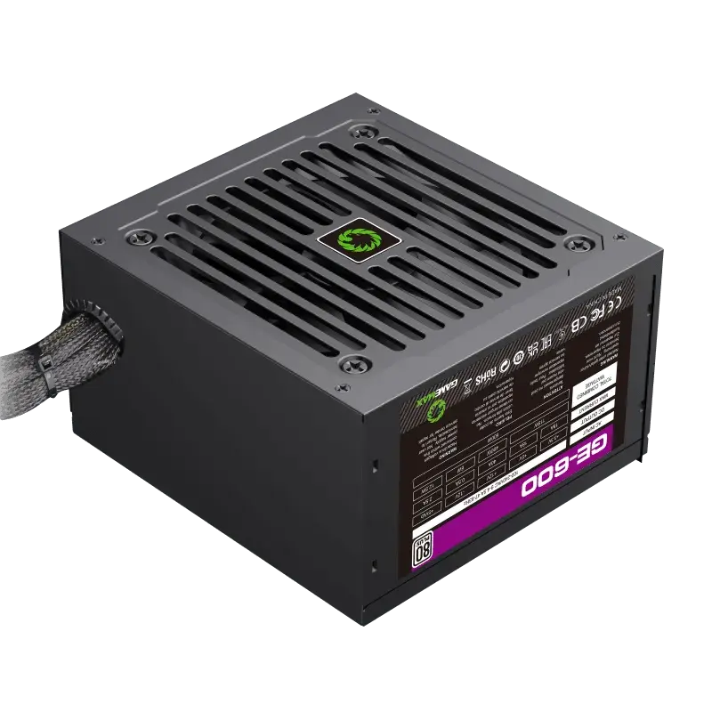 Tip Блок питания для компьютеров Gamemax GE-600 ATX Черный