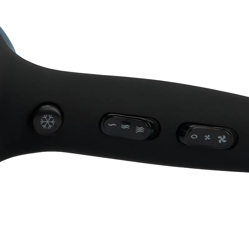 Фен Polaris PHD2245Ti Черный/ Синий