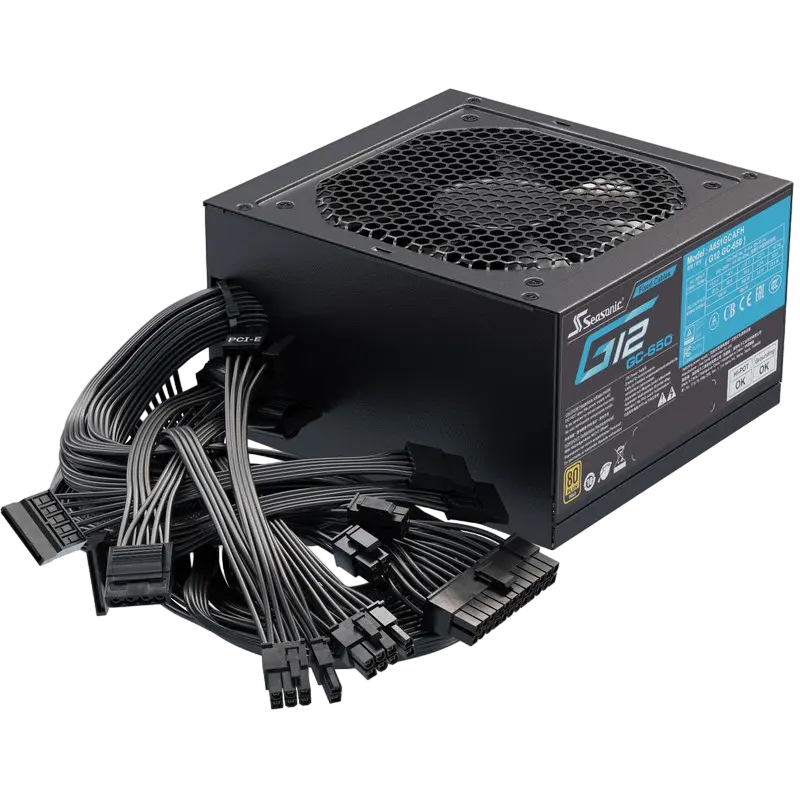 Tip Блок питания для компьютеров Seasonic G12 GC-650 ATX Черный