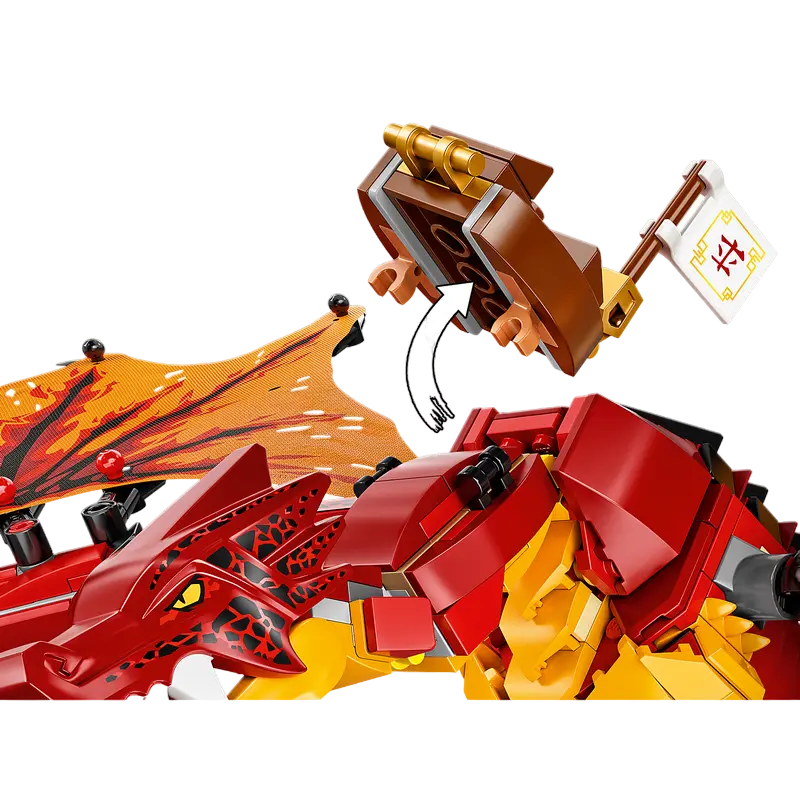 Конструктор LEGO Fire Dragon Attack Красный