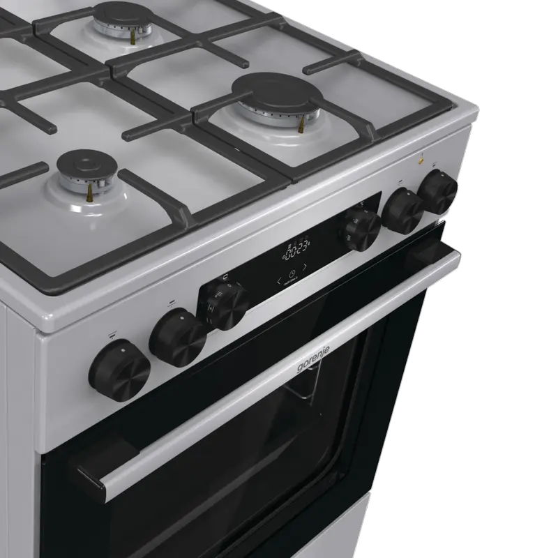 Комбинированная плита Gorenje GK6C4XF Нержавеющая сталь