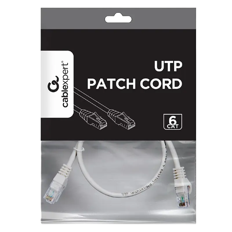 Patch cord Cablexpert PP6U-0.5M Gri