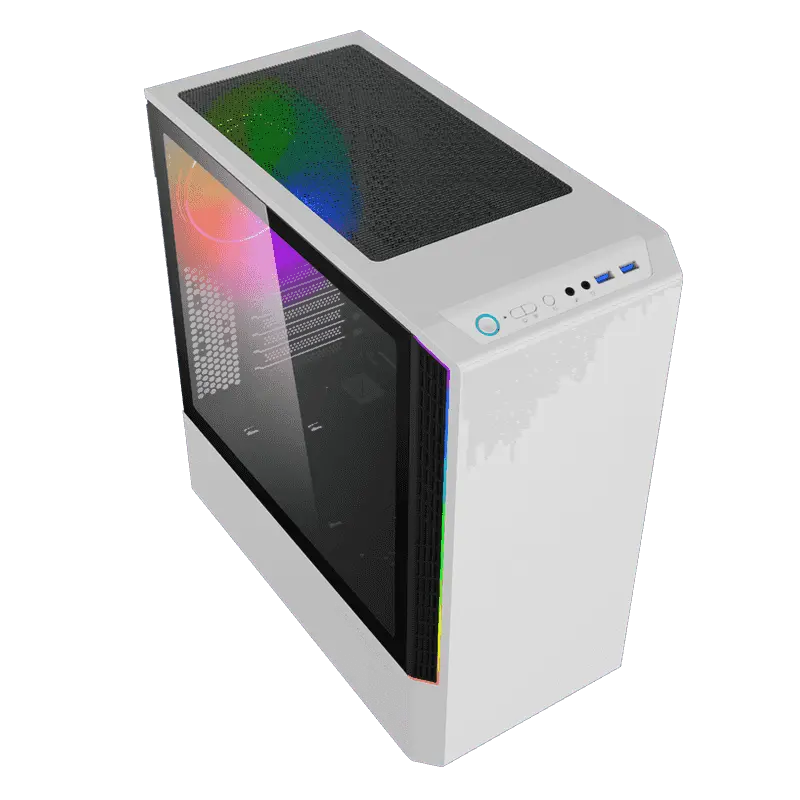 Компьютерный корпус Gamemax PANDA T802 WT Midi-Tower Белый