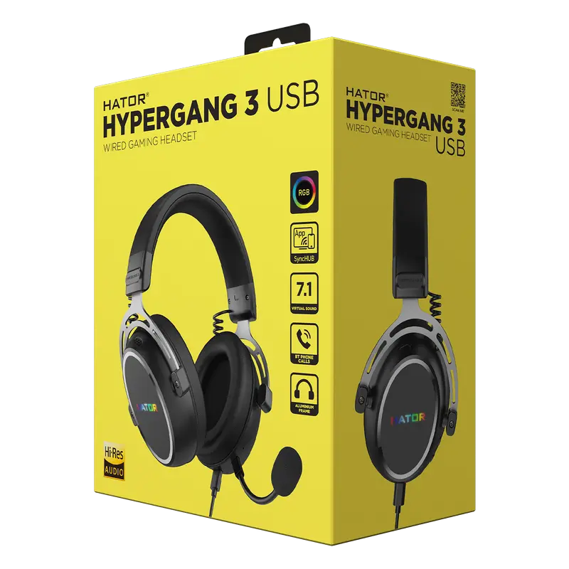 Наушники HATOR Hypergang 3 USB Белый