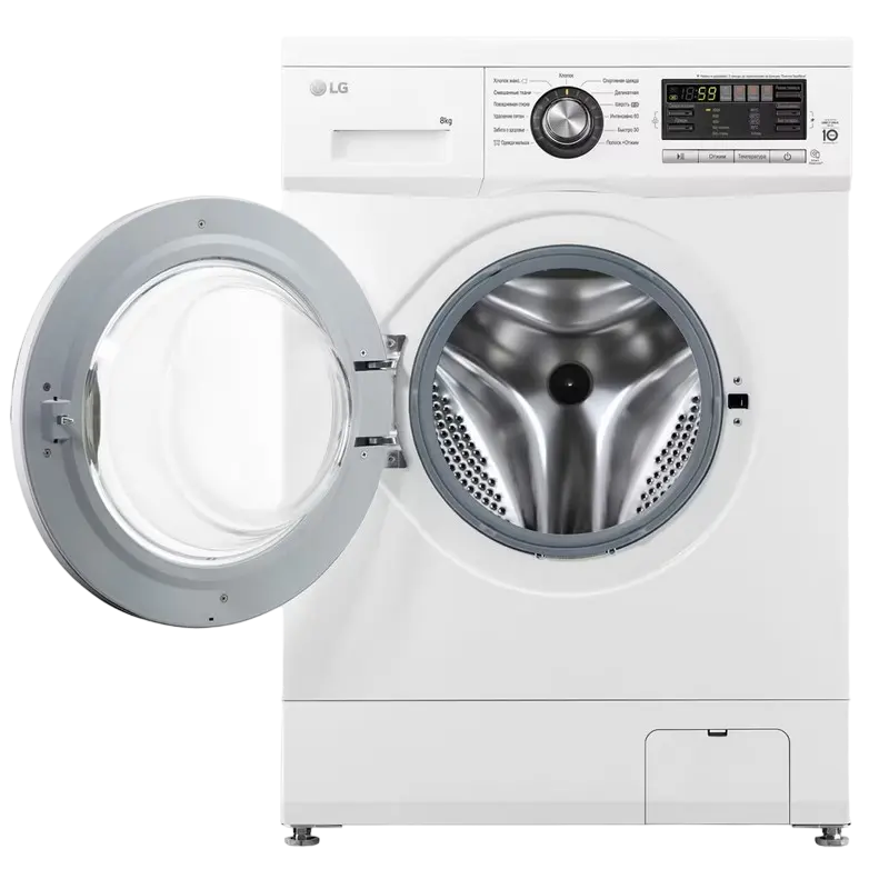 Mașină de spălat LG F1096TD3 Alb