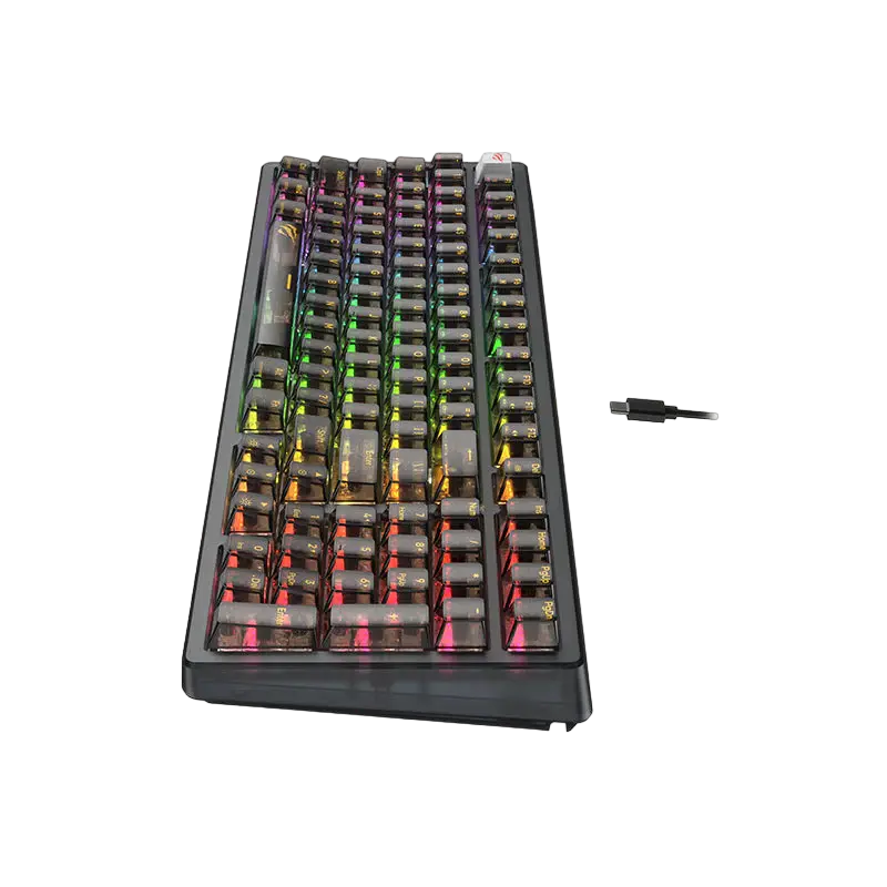 Tastatură Havit KB875L Mecanic Transparent