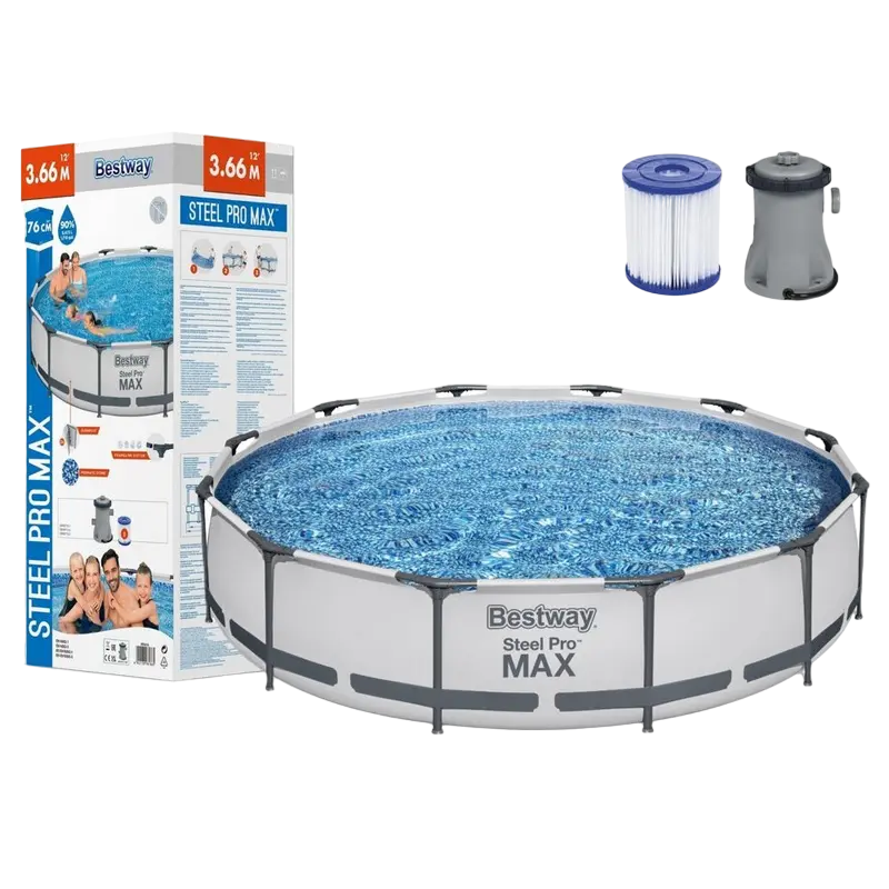 Каркасный бассейн Bestway 56417 Серый