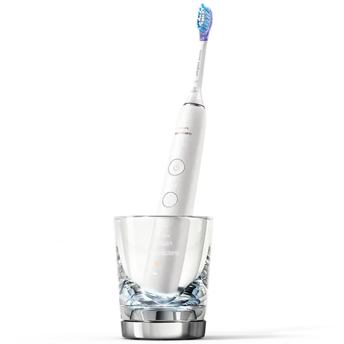 Электрическая звуковая зубная щетка Для взрослых Philips Sonicare DiamondClean Smart 9400 Белый