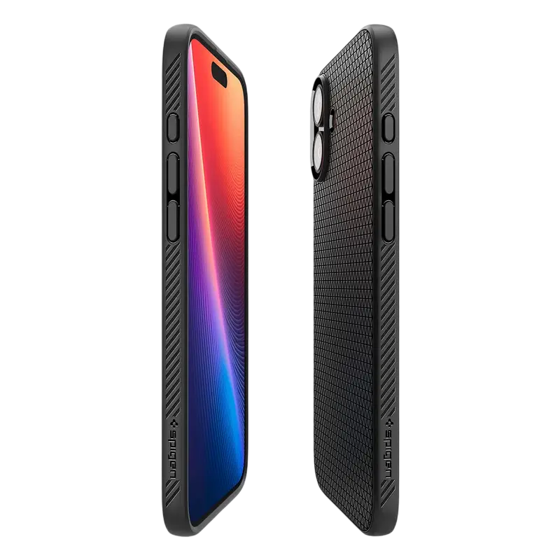 Чехол Spigen Apple iPhone 16 Liquid Air Liquid Air Матовый черный