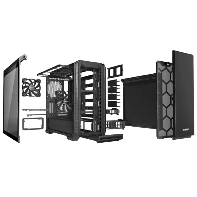 Carcasă PC be quiet! SILENT BASE 601 Midi-Tower Negru