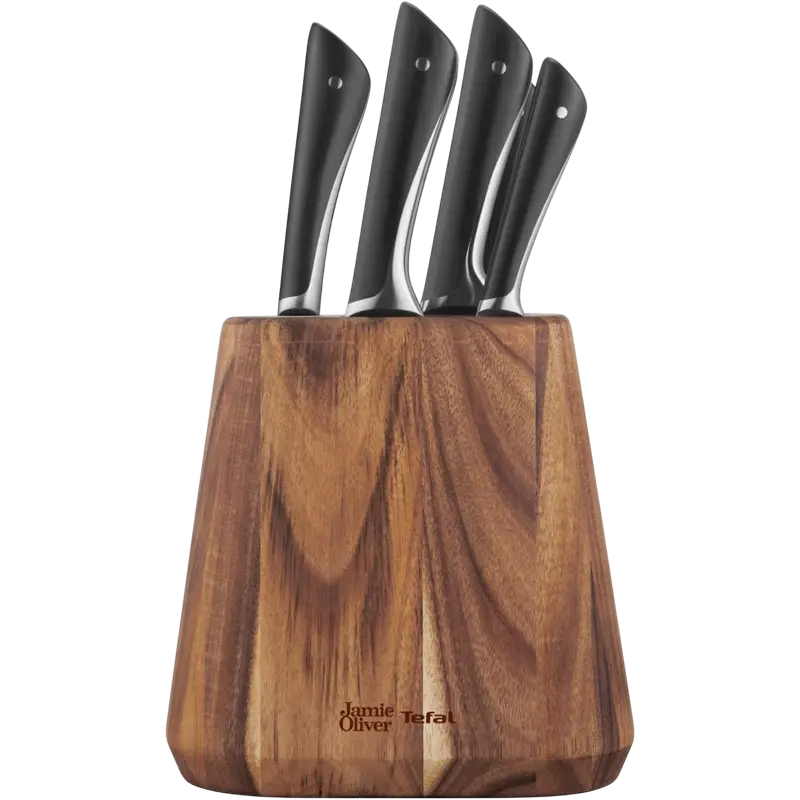 Set de Cuțite Tefal K267S656 Jamie Oliver Negru