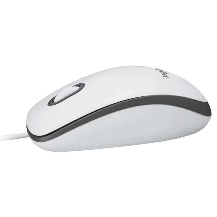 Мышь Logitech M100 Проводное Белый
