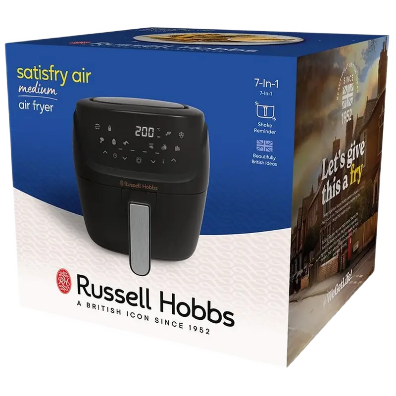 Аэрофритюрница Russell Hobbs Satisfry Черный