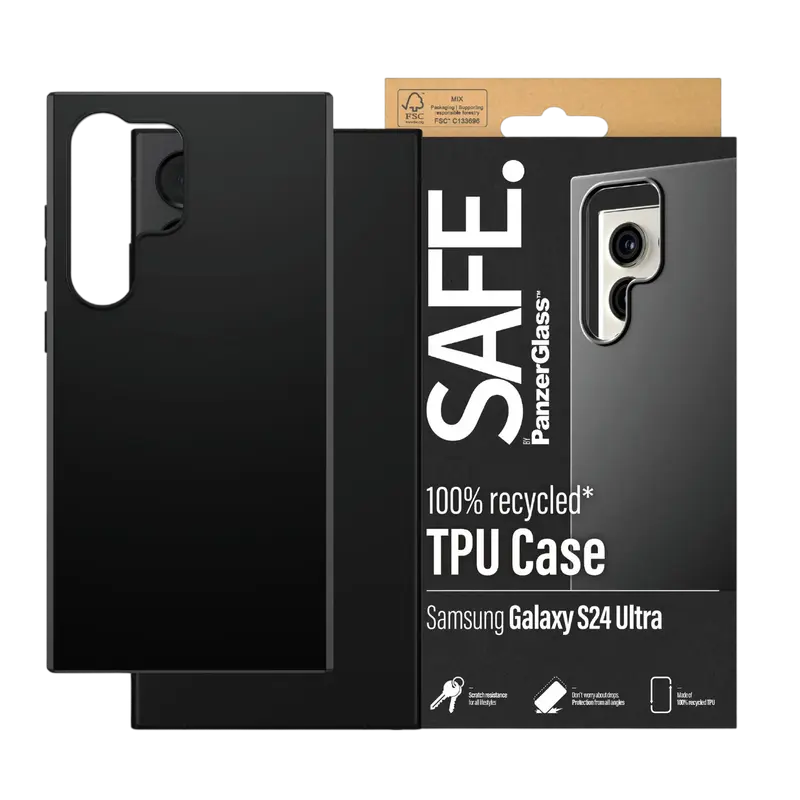 Husă PanzerGlass Samsung Galaxy S24 Ultra Safe SAFE. Negru
