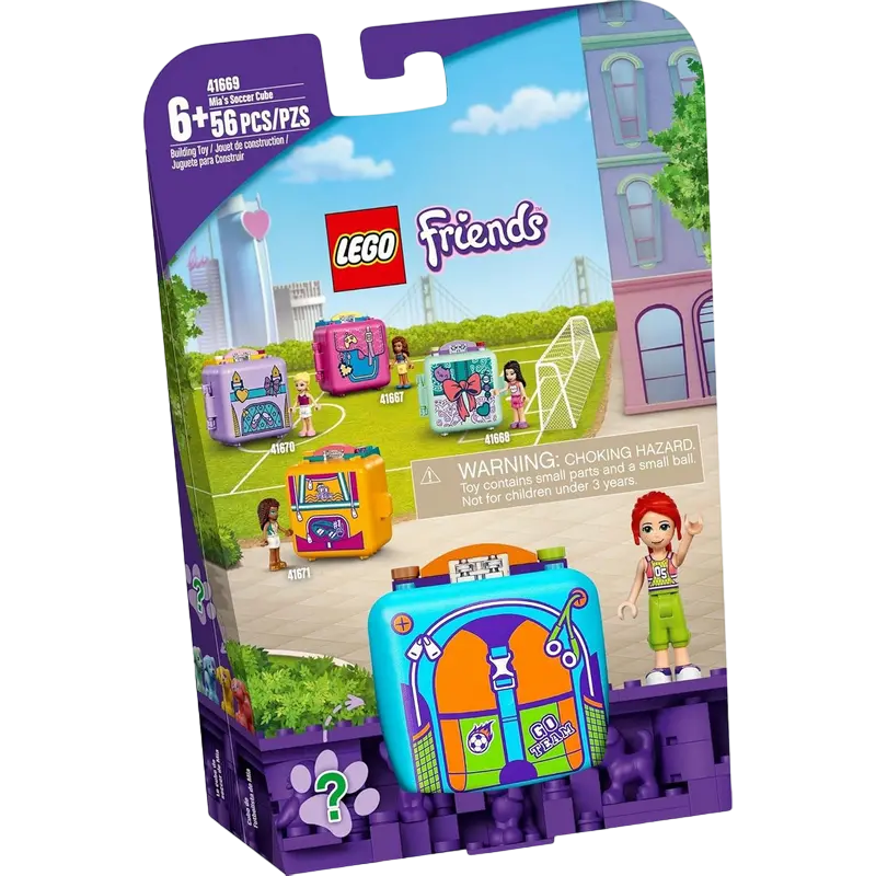 Constructor LEGO Mia's Soccer Cube Albastru