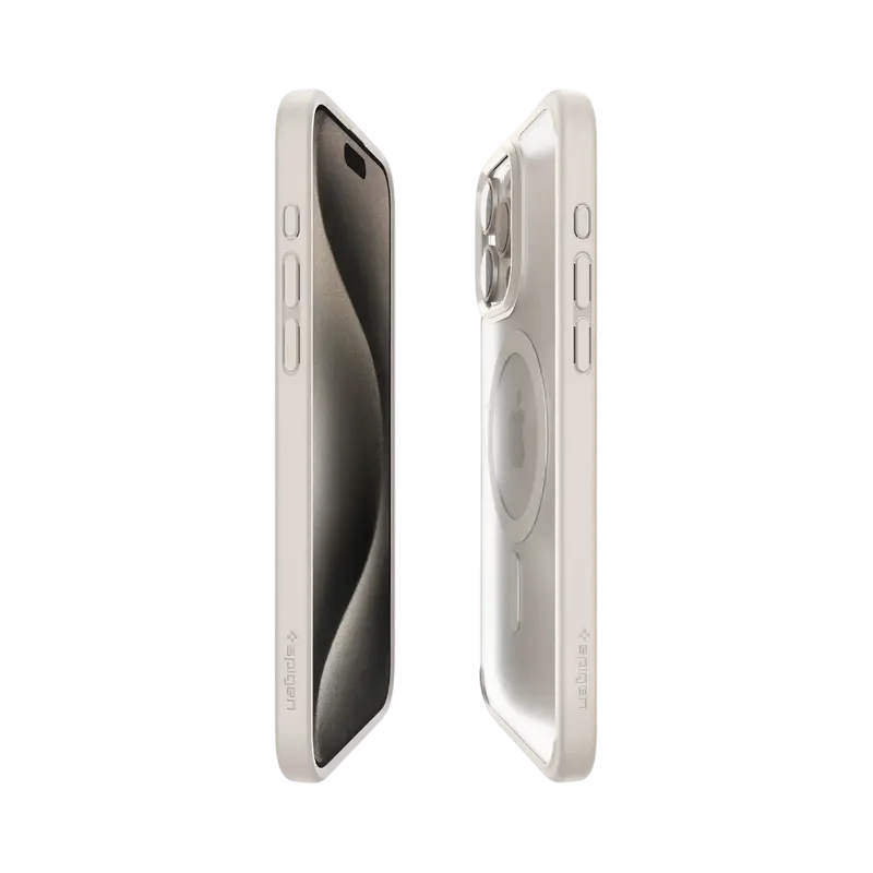 Чехол Spigen Apple iPhone 15 Pro Ultra Hybrid Magsafe Ultra Hybrid Frost Natural Titanium