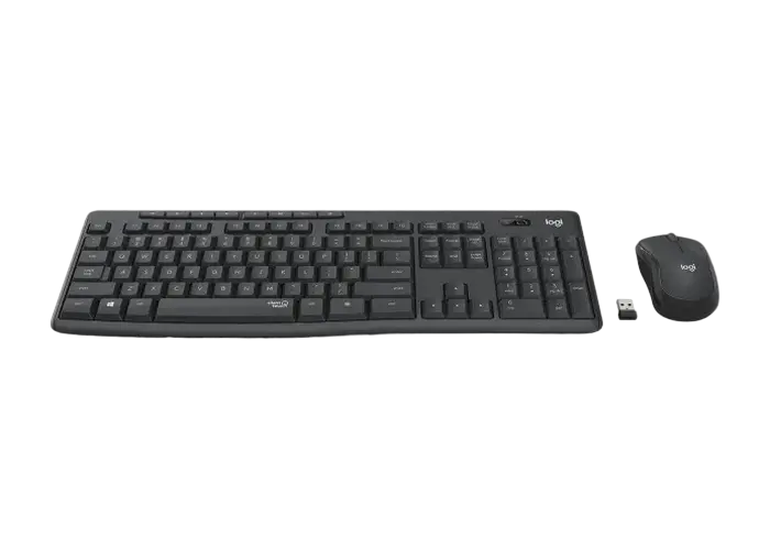 Клавиатура и мышь Logitech MK295 Мембрана Черный
