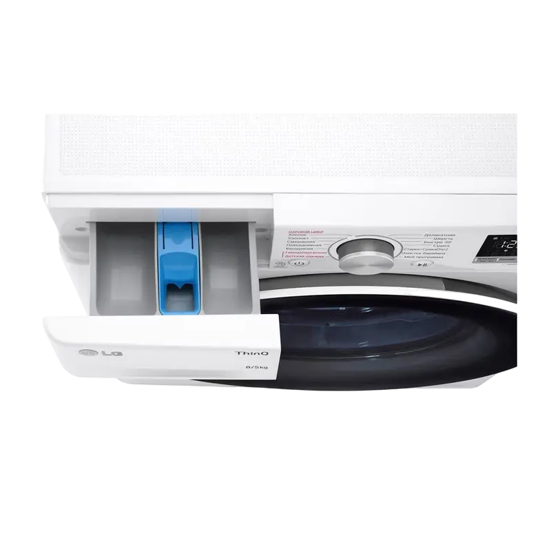 Mașină de spălat cu uscător LG F4V5VG0W Alb