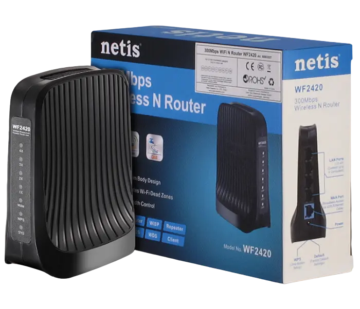 Беспроводной маршрутизатор Netis WF2420 Черный