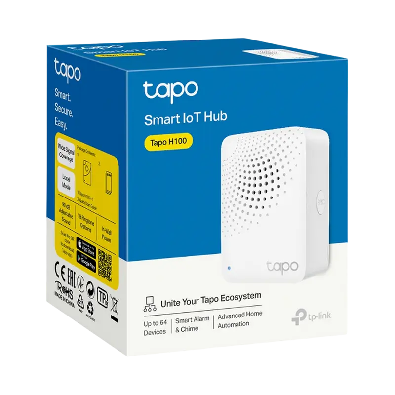 Smart Hub TP-LINK Tapo H100 Alb