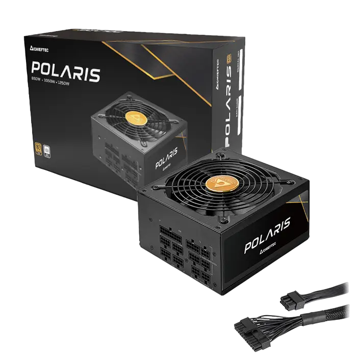 Tip Блок питания для компьютеров Chieftec PPS-1050FC Polaris 3.0 Series ATX Черный