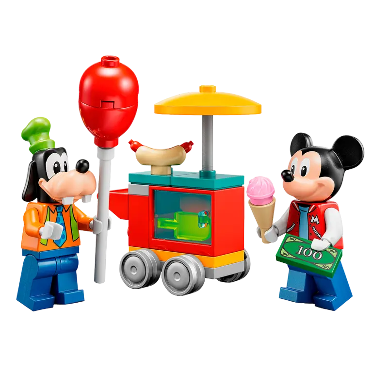Конструктор LEGO Mickey, Minnie and Goofy's Fairground Fun Разноцветный