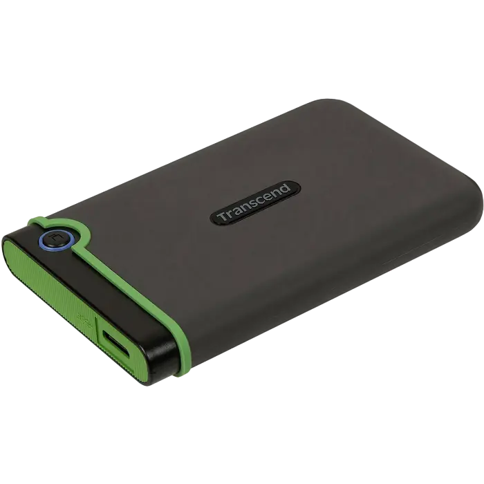 Внешний портативный жесткий диск Transcend StoreJet 25M3S 1 ТБ Iron Gray