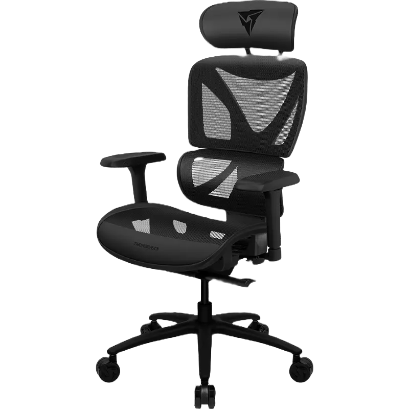 Игровое кресло ThunderX3 XTC Искусственная кожа,Вентилируемая Сетка Чёрный