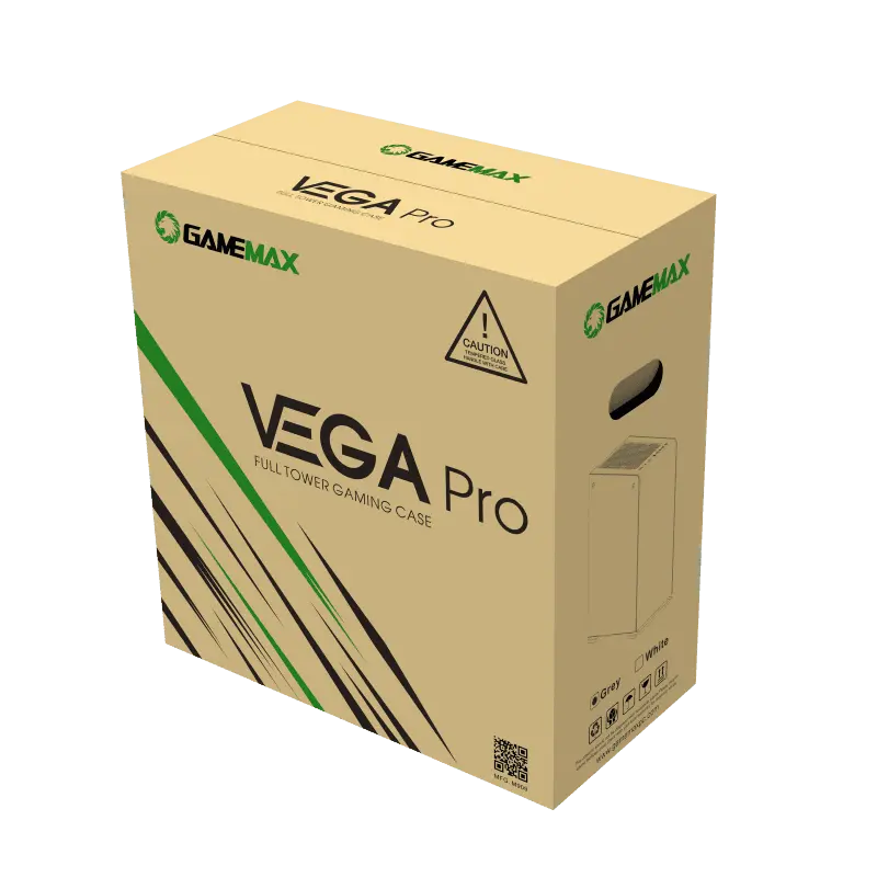 Компьютерный корпус Gamemax VEGA PRO GREY Full-Tower Серый