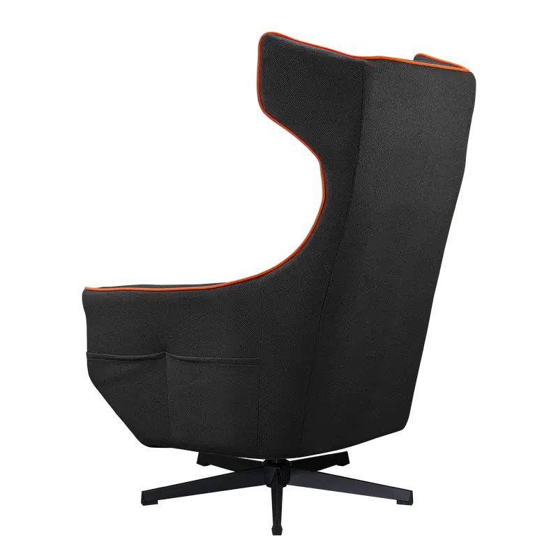 Игровое кресло Cougar Magus Имитация льна Черный | Оранжевый