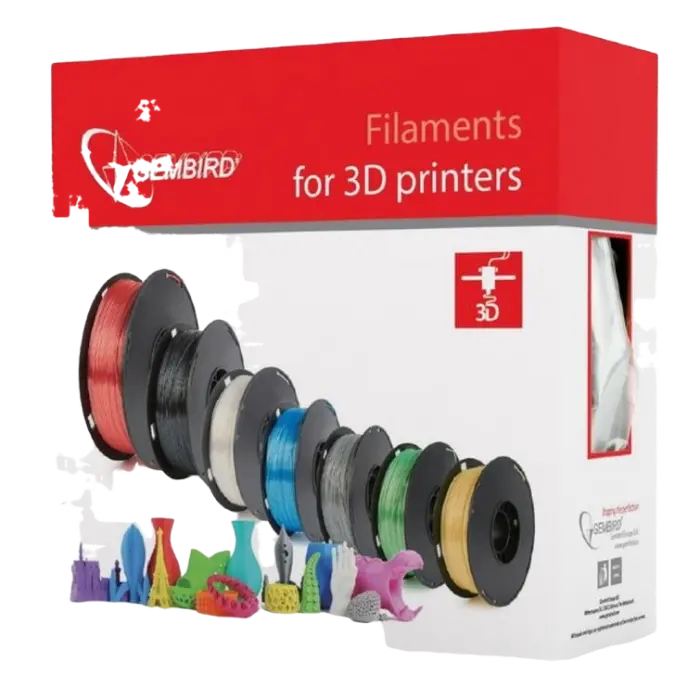 Нить для 3D-принтера Gembird 3DP-ABS1.75-01-TR Прозрачный