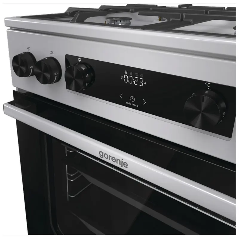 Комбинированная плита Gorenje GK6C4XF Нержавеющая сталь