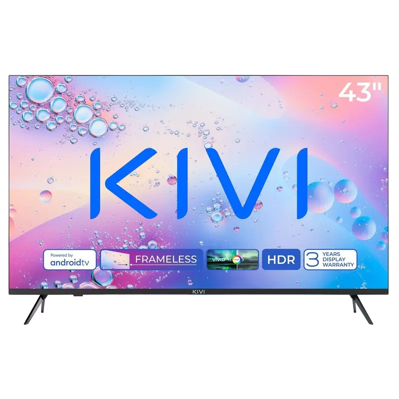 43" LED SMART Телевизор KIVI 43U760QB Черный