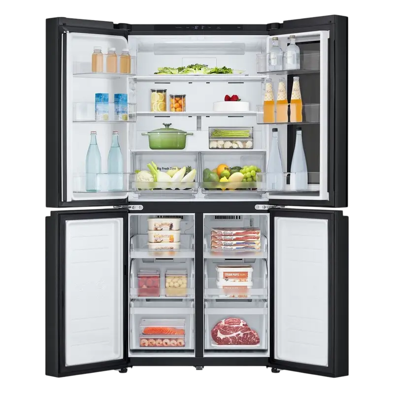 Холодильник LG GMV860EPDE, InstaView Door-in-Door™, Чёрный