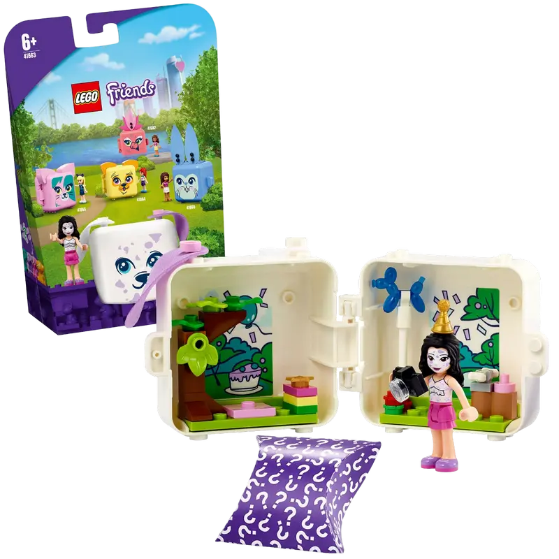 Constructor LEGO Emma's Dalmatian Cube Alb