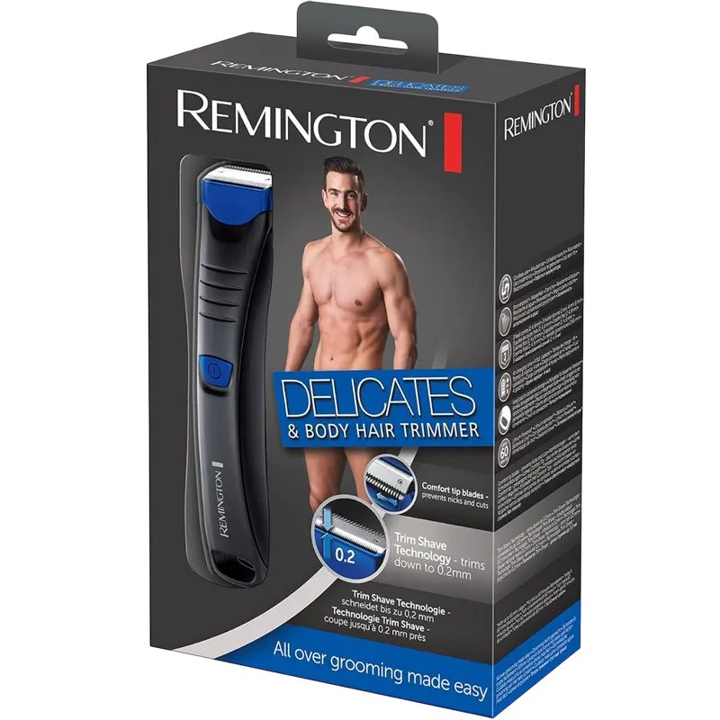 Trimmer pentru bărbați Remington BHT250 Negru | Albastru