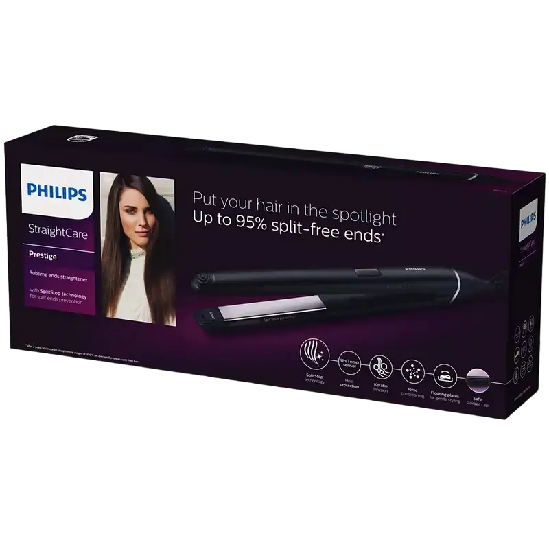Утюжок для волос Philips StraightCare Sublime Ends BHS677/00