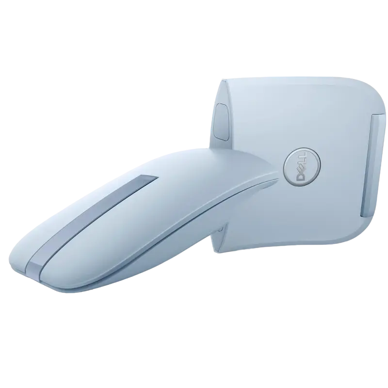 Mouse Wireless DELL Travel Fără fir Misty Blue