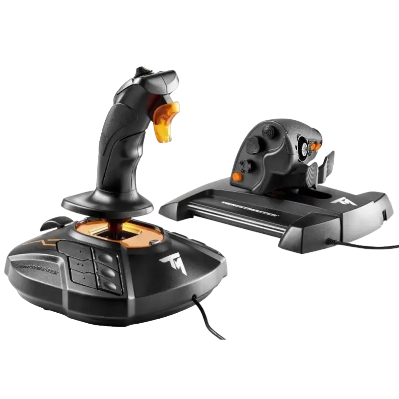 Игровой джойстик Thrustmaster T.16000M FCS Flight Pack Чёрный