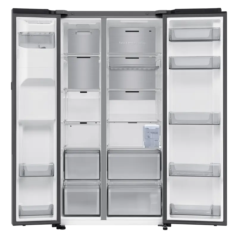 Холодильник Samsung RS80F67KCTEO Нержавеющая сталь