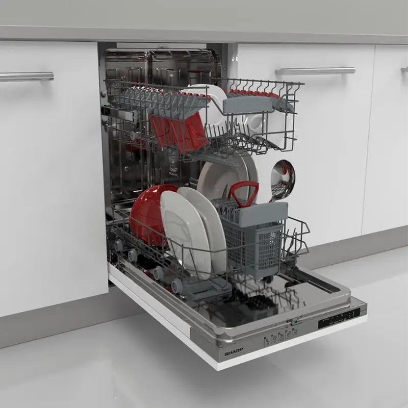 Посудомоечная машина Sharp QWNS14I49EXEU Белый